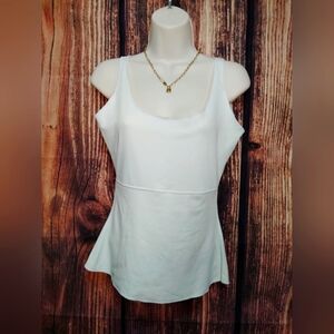 Spanx By Sara blakely Elegant White Women's Top Size LARGE nwot